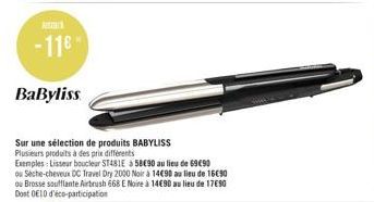 sèche-cheveux Babyliss