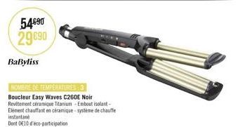 revêtement céramique Babyliss