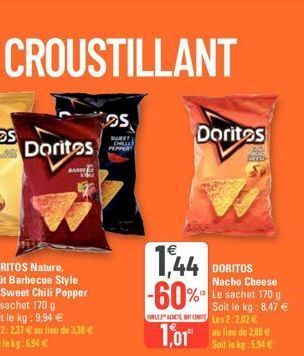 sachet Doritos