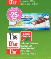 chocolat Belle France