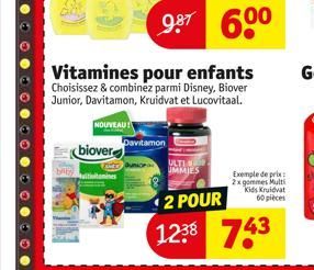 vitamines Disney