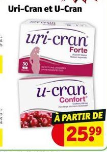 uri-cran  Forte  u-cran  Confort  À PARTIR DE  259⁹ 