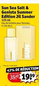 eau de toilette Sun