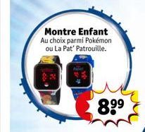 montre enfant Pokemon