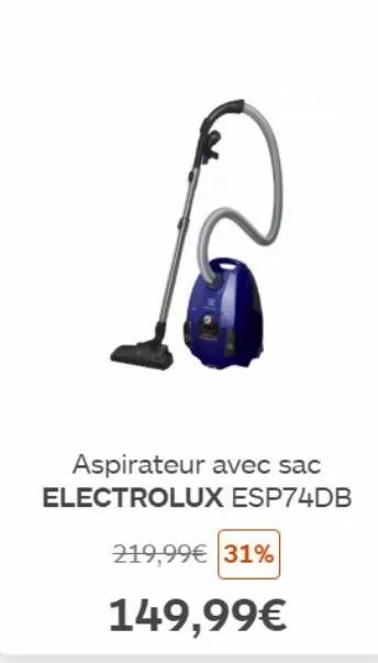 aspirateur avec sac electrolux