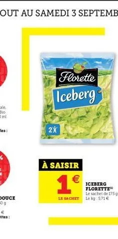 sachet florette