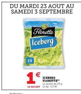 sachet Florette