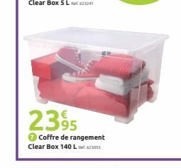 2395  Coffre de rangement Clear Box 140 L 623055 