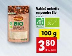 noisettes Vahiné