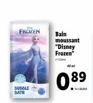 bain moussant Frozen