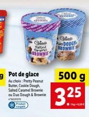 Cri Salted Caramel BROWNIE  Gefert SuoDOUGHS BROWNIE  500 g  3.25  ●1kg-6,50€ 