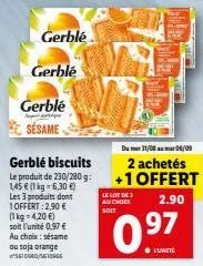 biscuits gerblé