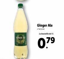 GINGER AL  Ginger Ale  5616348  La bouteille de TL  07⁹ 