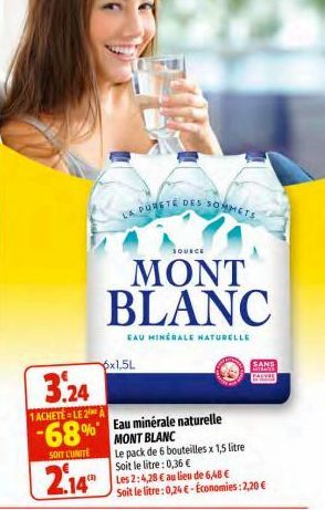 promos Mont blanc