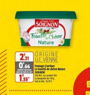 fromage onctueux Soignon