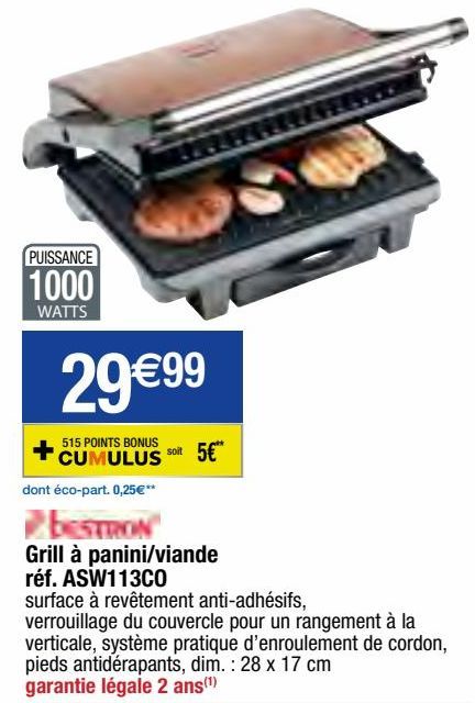 grill à panini/viande