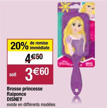 brosse princesse raiponce Disney
