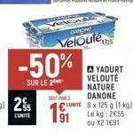 yaourt nature danone