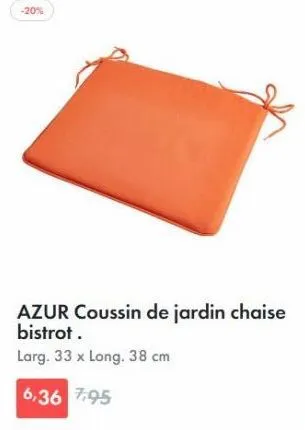 coussin de jardin 