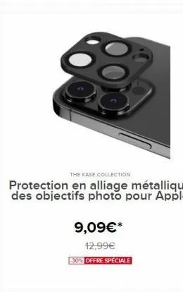 the kase collection  protection en alliage métallique des objectifs photo pour apple  9,09€* 12,99€  -30% offre spéciale 