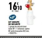 1610  NT: 13642  NF  KIT GROUPE DE SÉCURITÉ groupede securithe drat  laten 1 enfanner sp NF serie évacuation 832 mm  +92033770 