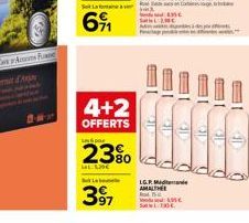 (2)  Set La  691  4+2  OFFERTS  23%  a:5,20€  Labe  397  LGF M  AMALTHE P  Sa  31  d  11  IP 