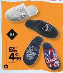 TEX  699  4.99  La paro  WAN  Ahm  LONDON  KO 