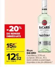 soldes bacardi