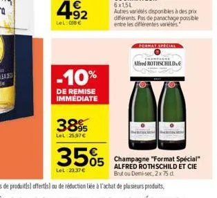 4.92  €  lel: 018 €  -10%  de remise immédiate  3895  lel:25.97€  35%5  05  lel: 23.37 €  6x1,5l autres variétés disponibles à des prix différents. pas de panachage possible entre les différentes vari