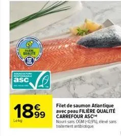 saumon carrefour