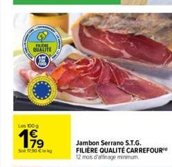 jambon serrano Carrefour