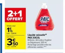 liquide vaisselle Paic