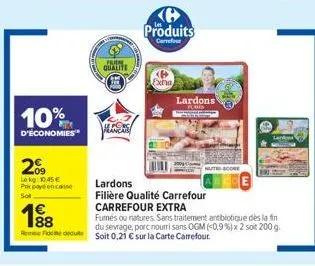 lardons carrefour