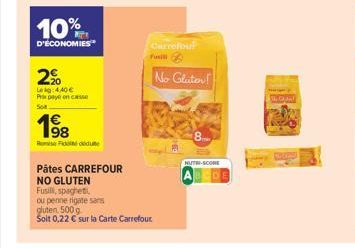 pâtes Carrefour