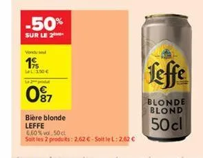 bière blonde leffe