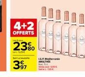 4+2  OFFERTS  23%  a:5,20€  Labe  397  LGF M  AMALTHE P  Sa  31  11  IP 