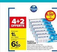 4+2  OFFERTS  Vind  La 200€  6%  LANC  Produits  Dece  CARREFOUR  0,55 