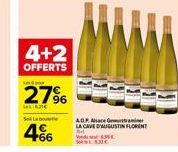 4+2  OFFERTS  27%  BRETONE  SL  46  ADP Alsace G  LA CAVE D'AUGUSTIN FLORENT  Venda (39C 