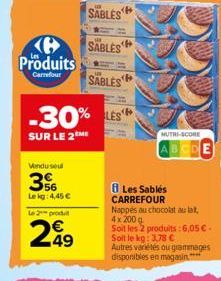 sablés Carrefour