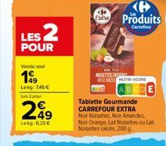 noisettes Carrefour