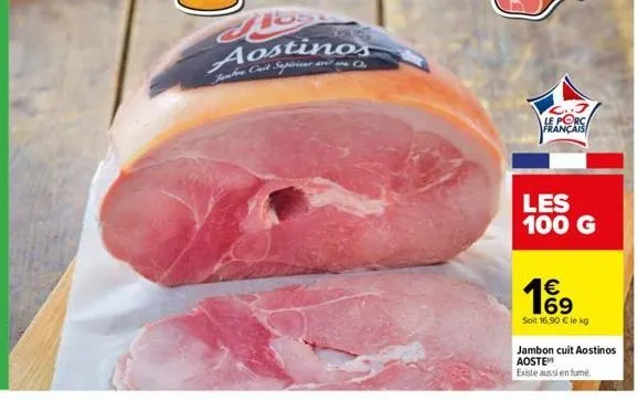 jambon cuit aoste