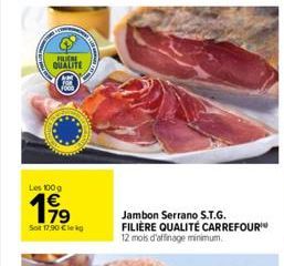 jambon serrano Carrefour