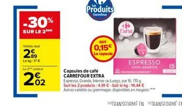 capsules de café carrefour