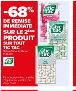 soldes Tic Tac