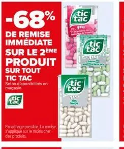 soldes tic tac