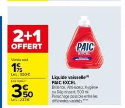 liquide vaisselle Paic