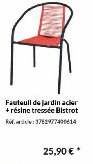 fauteuil de jardin 