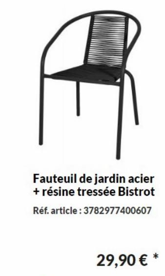 fauteuil de jardin 