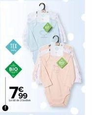 TEX  baby  BIO  799  Let de 3 bod 