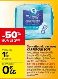 serviettes Carrefour